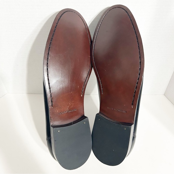 Bostonian Black ⬛️ Patent Leather Slip-On Dress Shoes Loafers Band Across Vamp main image 5